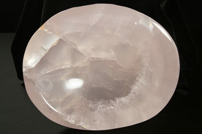 Polished Rose Quartz Dish #338444